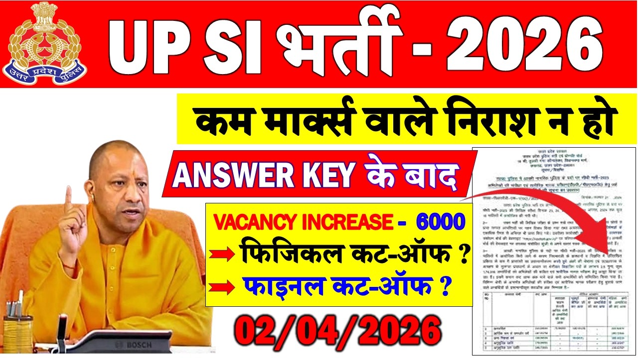 UP SI CUT-OFF 2026 || EXPECTED CUT-OFF 2026 || up si cutoff 2026 || #upsi_cutoff2026