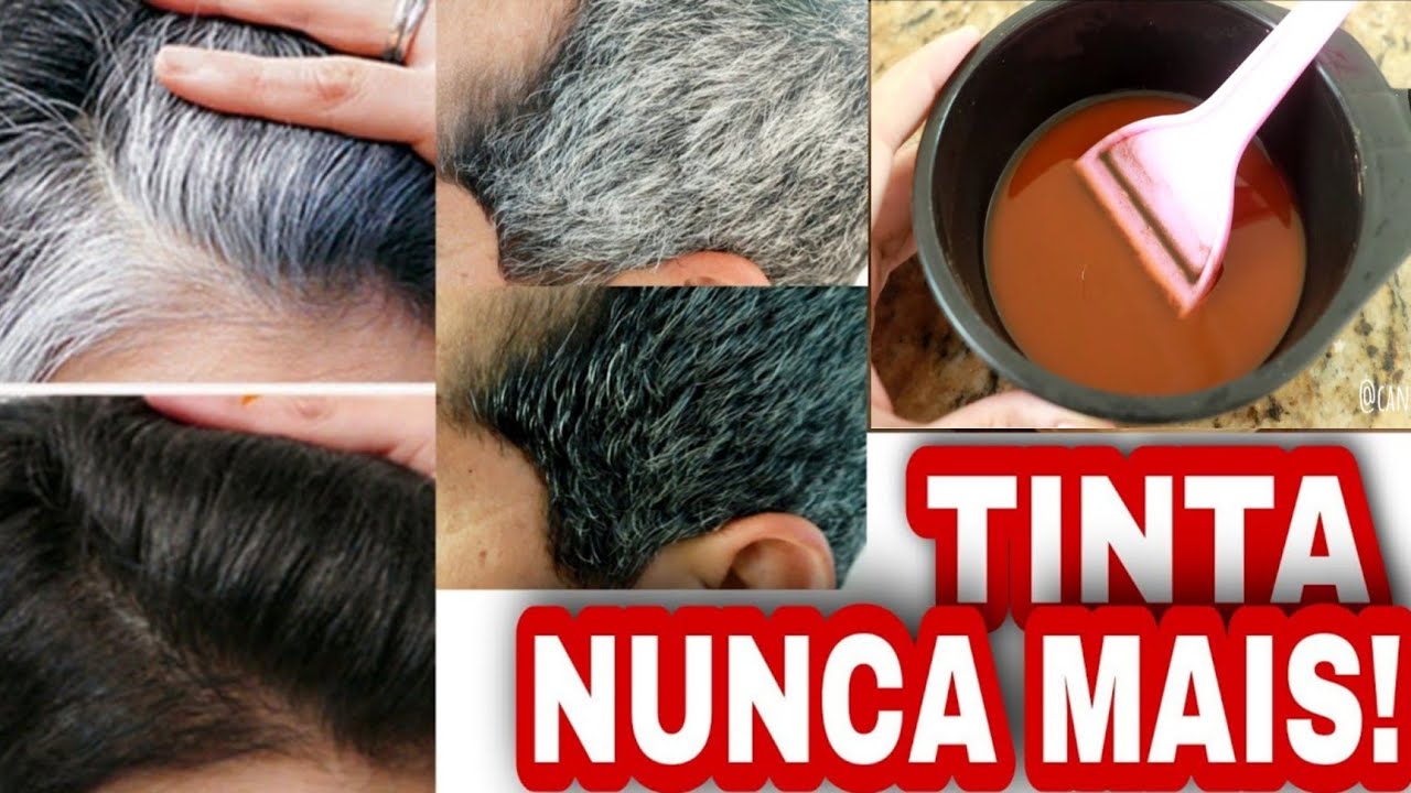 USE isso nos CABELOS BRANCOS e NUNCA MAIS use tinta! Pinte o cabelos sem tinta e sem química