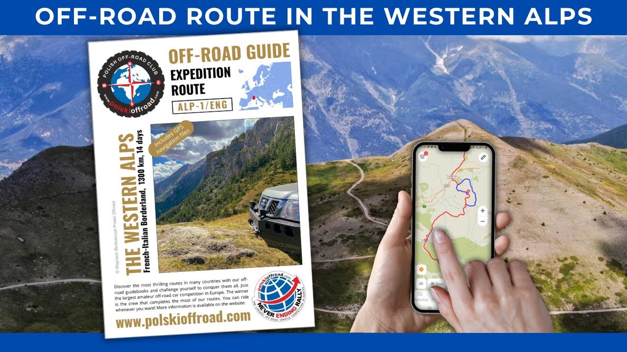 Off Road Route in the Western Alps
