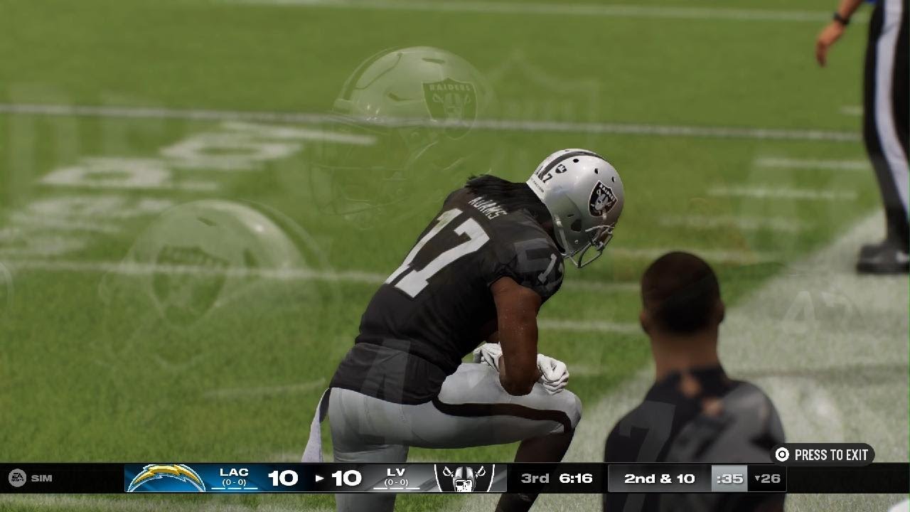 2027: Week 1 - Chargers vs. Raiders 2nd Half
