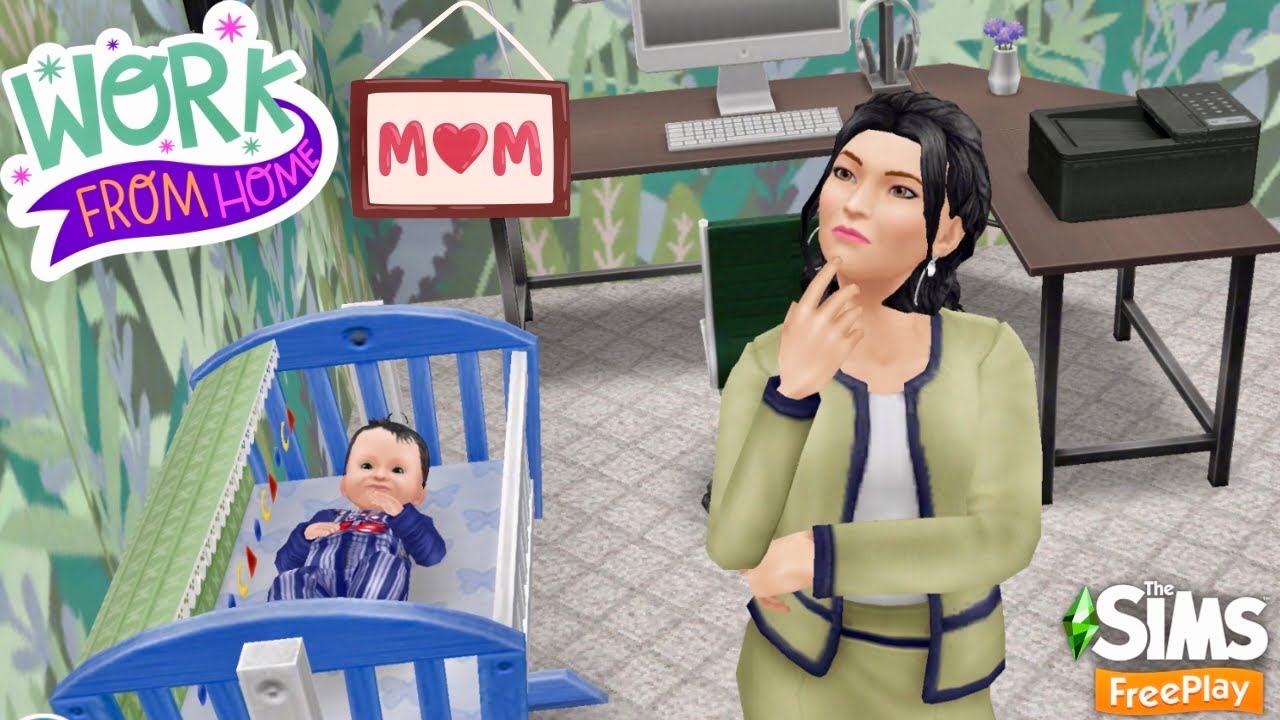 Sims Freeplay Day in the life of a Work from Home Mom With a Baby 👩🏻‍🍼