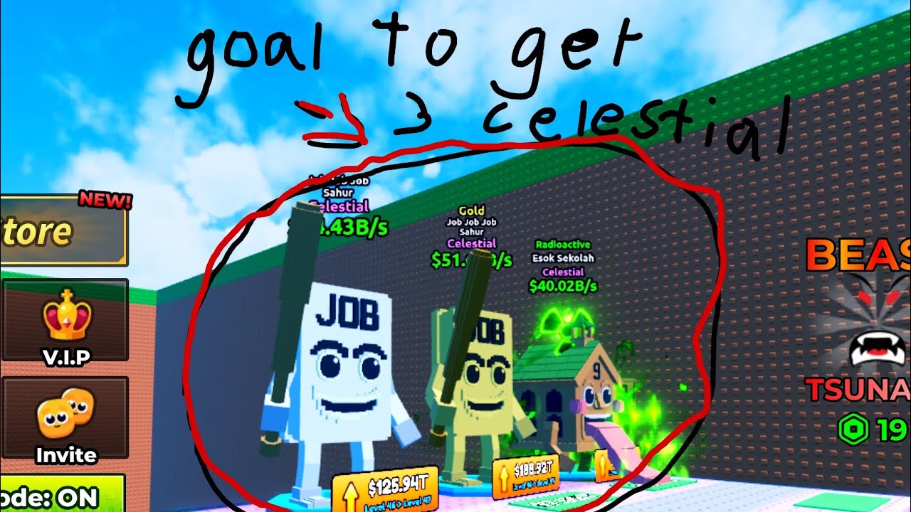 Getting 3 celestials ( sorry for the quality )