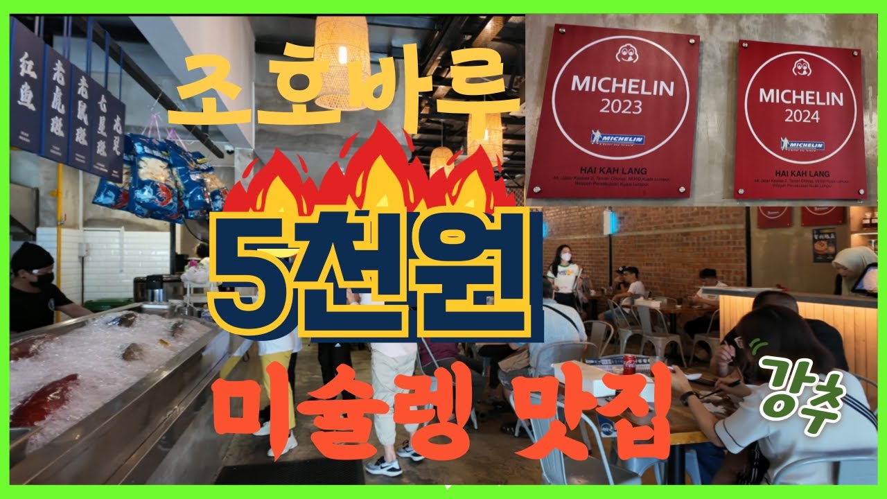 강추! 미슐랭가이드 맛집 5천원 (말레이시아 조호바루), 최대쇼핑몰 방문