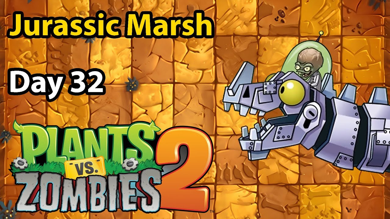 Plants vs. Zombies 2 | Jurassic Marsh Day 32