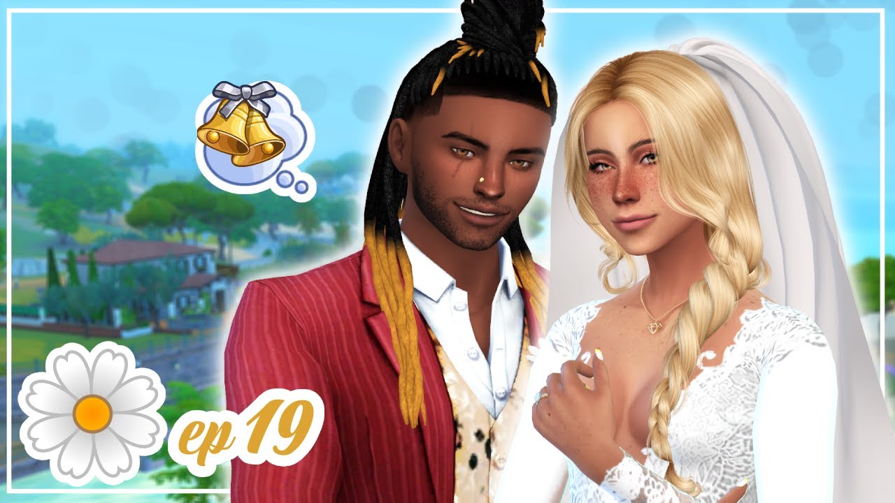 a CHAOTIC wedding!💒 SIMS IN BLOOM CHALLENGE! 🌼 Daisy #19