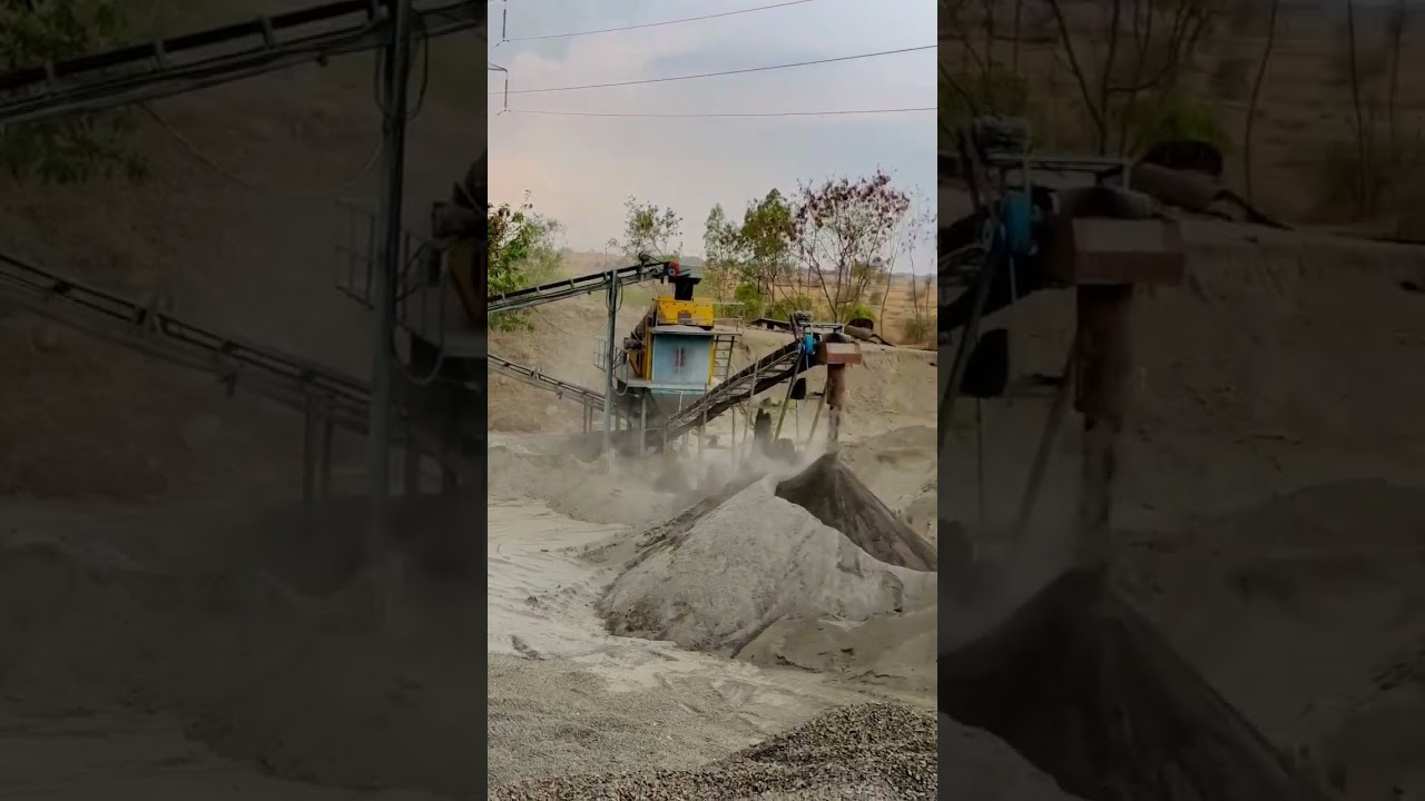Stone crusher plant working #stone #crusher#plant#blackgold#jawcrusher#screen#converse#converse
