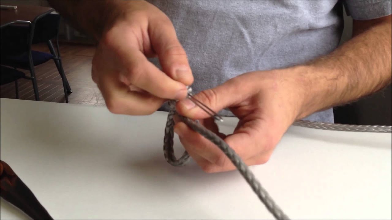 Så här går det till - Öglesplits på Dyneema