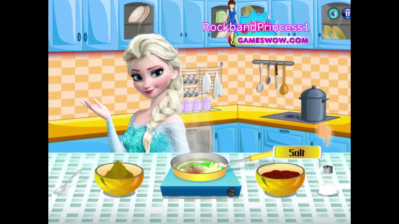 Elsa Cooking Kids Video Game