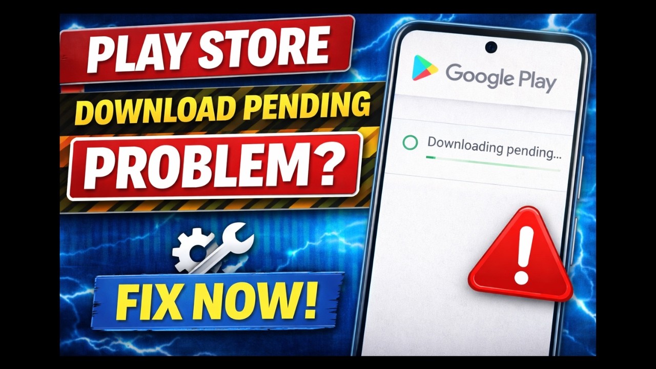 Play Store Download Pending Problem Fix | 2026