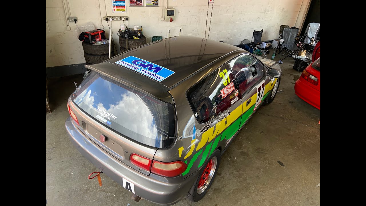 750MC PBS Hot Hatch Championship Race 1 Donington Park 2022 - Kris McCloy Honda Civic EG