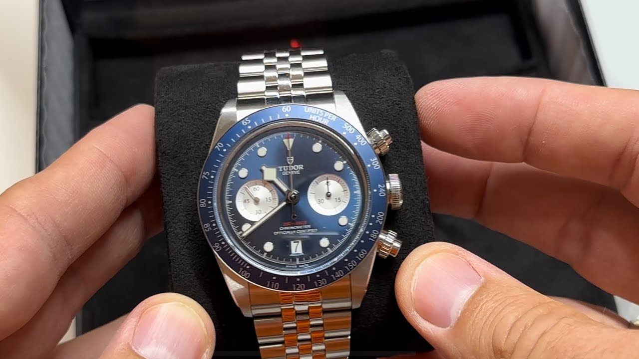 Unboxing the new Tudor Black Bay Chrono Blue Boutique Edition 79630B