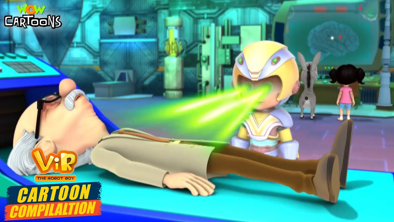 Dr Sahay Ki Jaadui Shaktiya | Vir The Robot Boy Monsoon Special Compilation | 3D Animated Cartoon