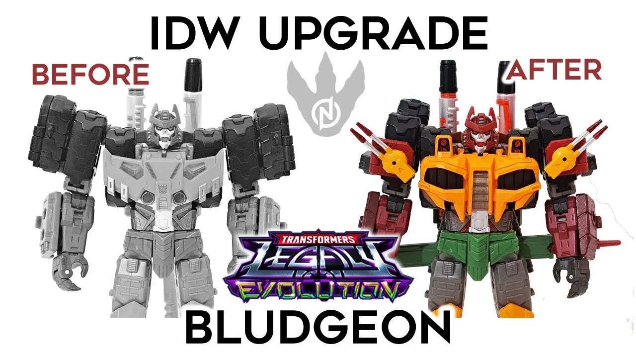 3D PRINTED UPGRADES: IDW-INSPIRED KITS FOR BLUDGEON [LEGACY - EVOLUTION]