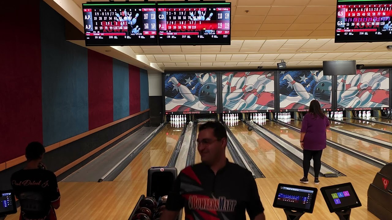 West Covina Bowlero Show Time Doubles Sweepers Sams Town Las Vegas Storm Hammer DV8 Roto Grip