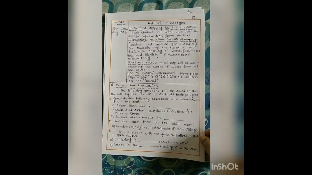 #60 Learning Design in English for B.Ed 3rd sem. (part - I : 30 LD) 😊