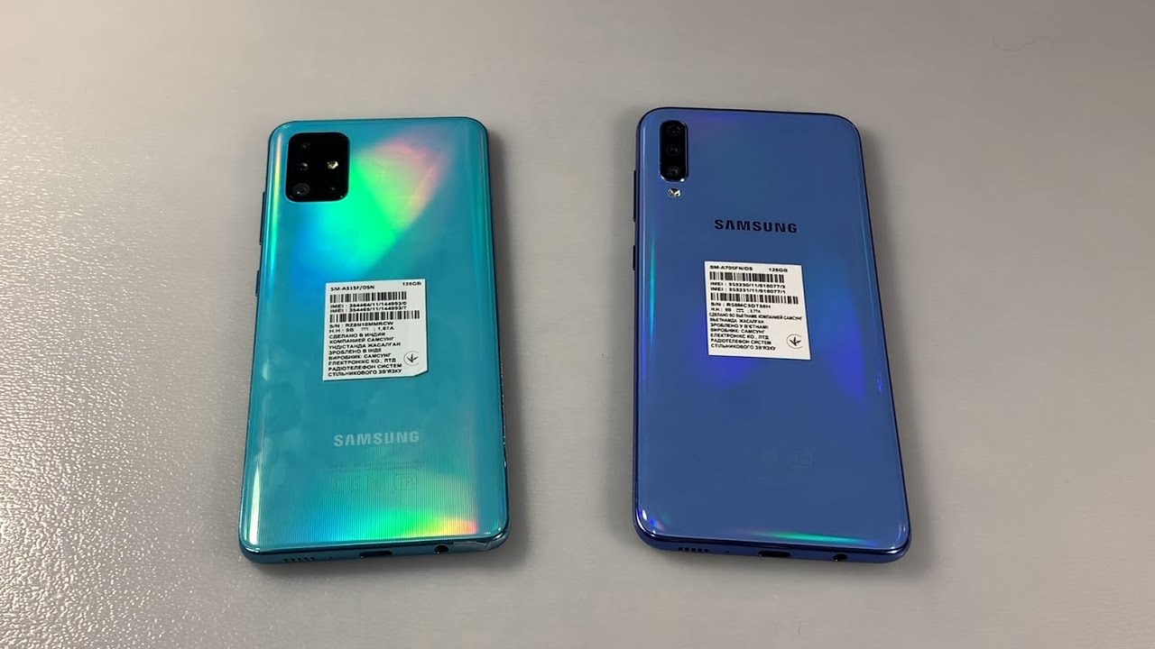 Samsung Galaxy A51 vs Samsung Galaxy A70