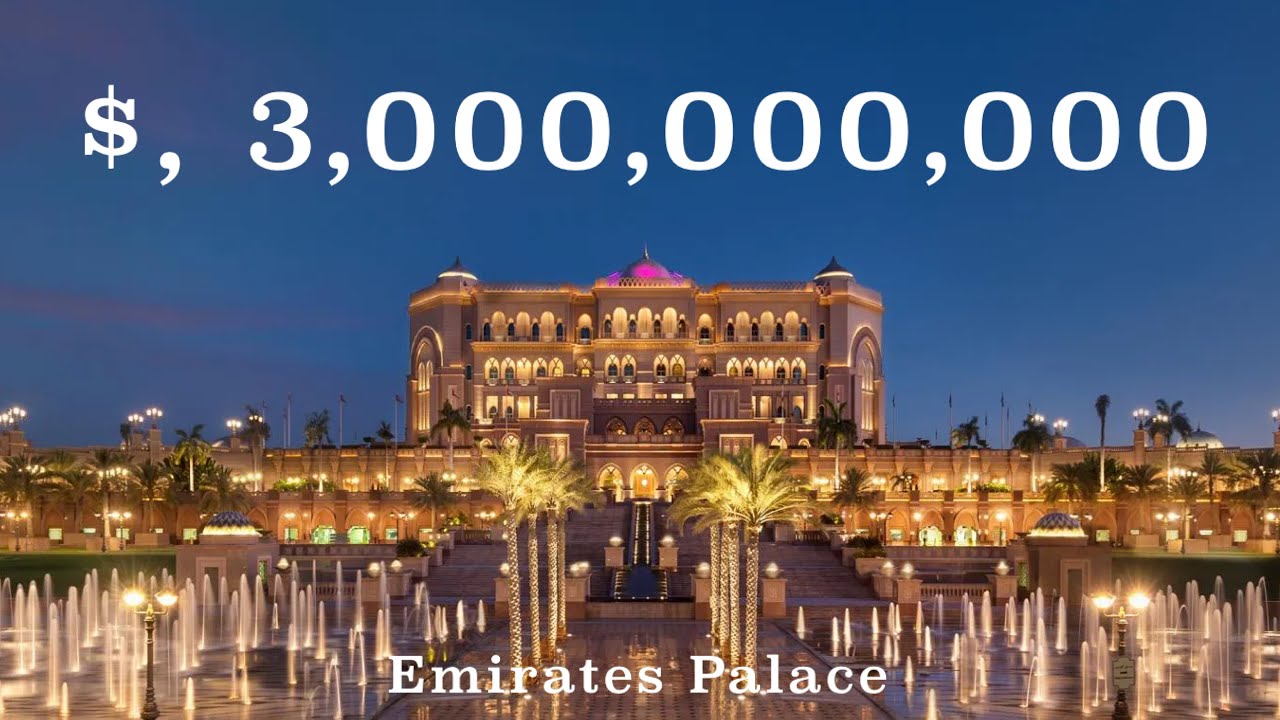 Emirates Palace | 7-Star Luxury Hotel | $ 3 Billion Hotel |Full Tour