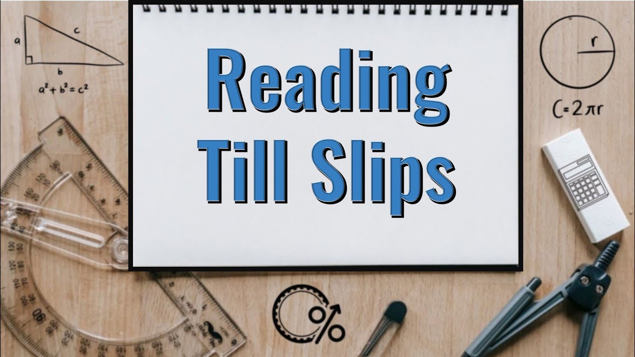 How to read a Till Slip