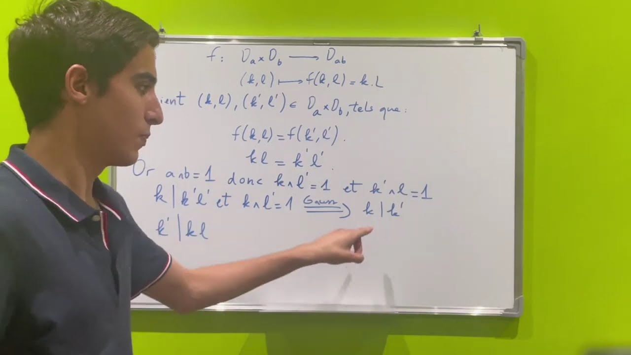 Correction du concours d'accès aux CPGE Al Zahrawi Partie 1