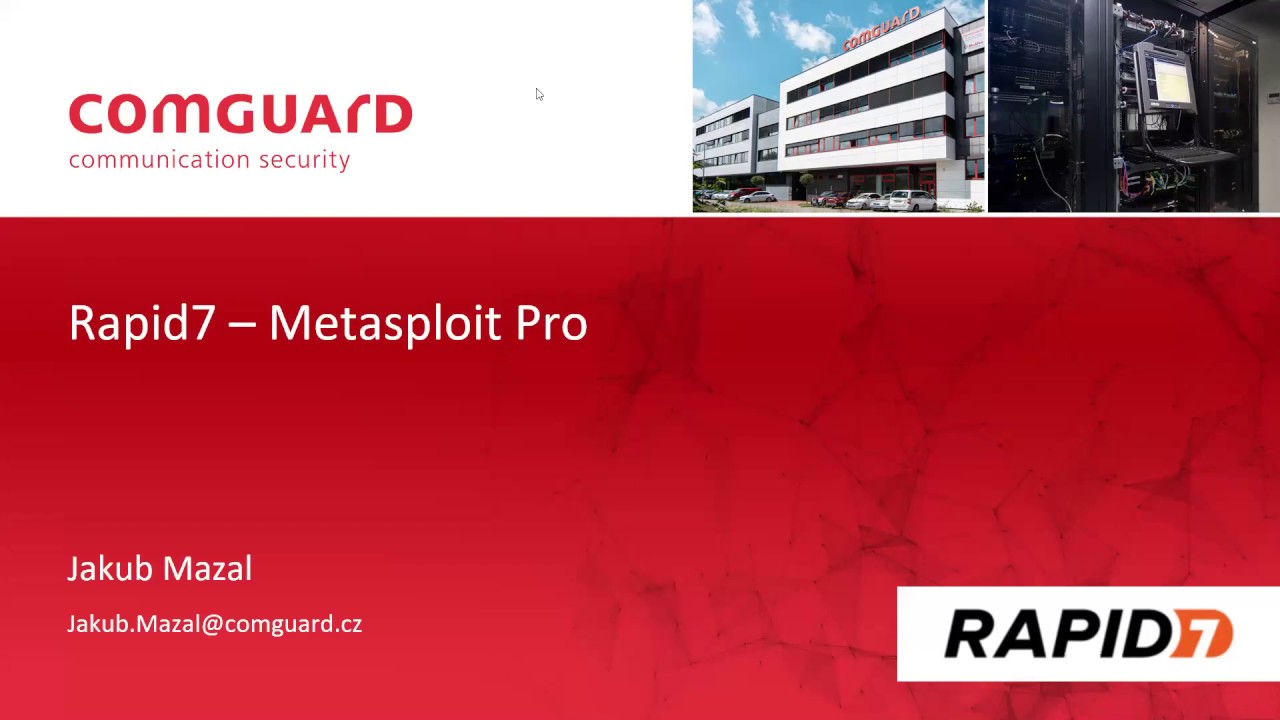 COMGUARD Webex: Penetračn&iacute; testy s Metasploit Pro