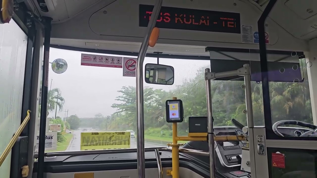 Green Transit Liner Bus 02 [Kulai → Ayer Hitam] Direction 2 Timelapse 