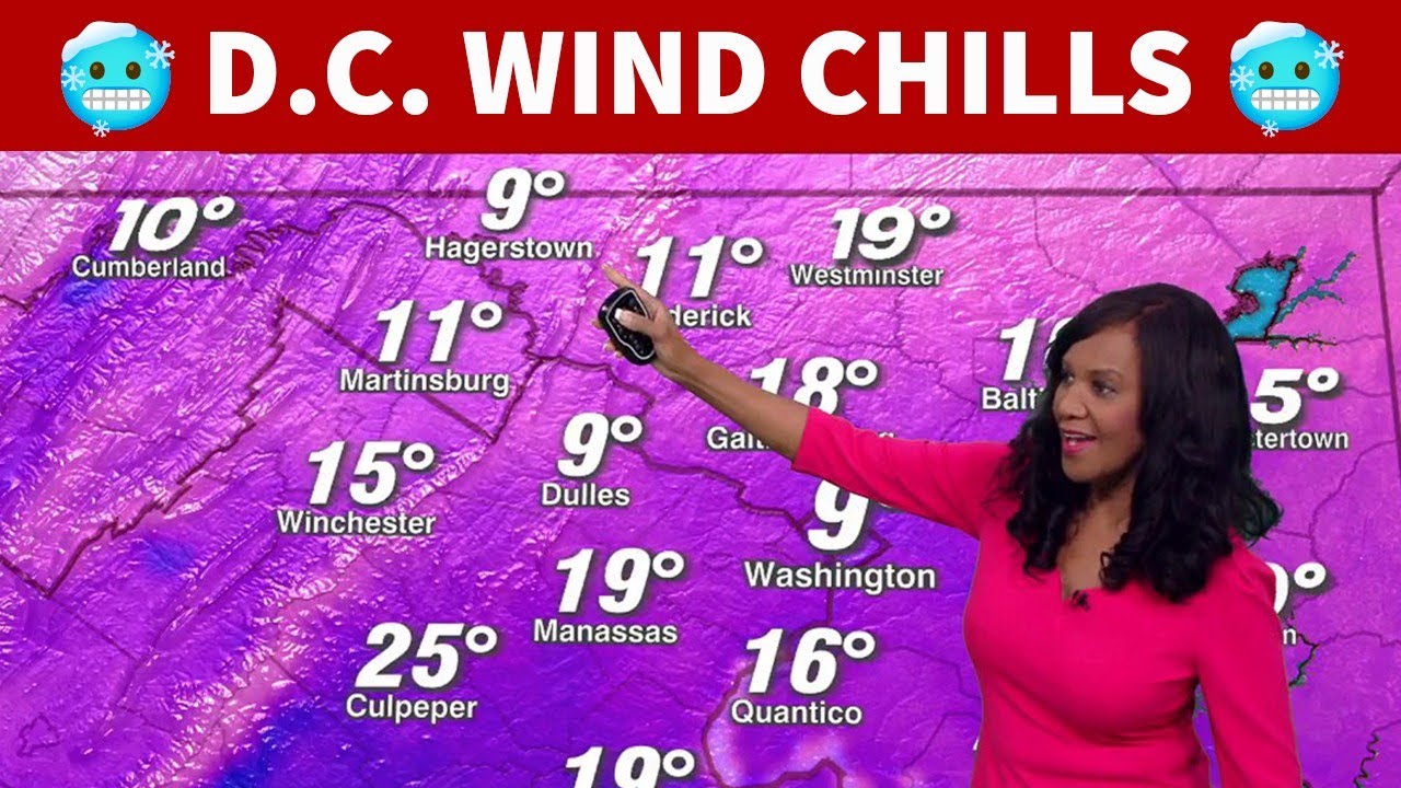 DC weather: Cold Sunday night with wind chills