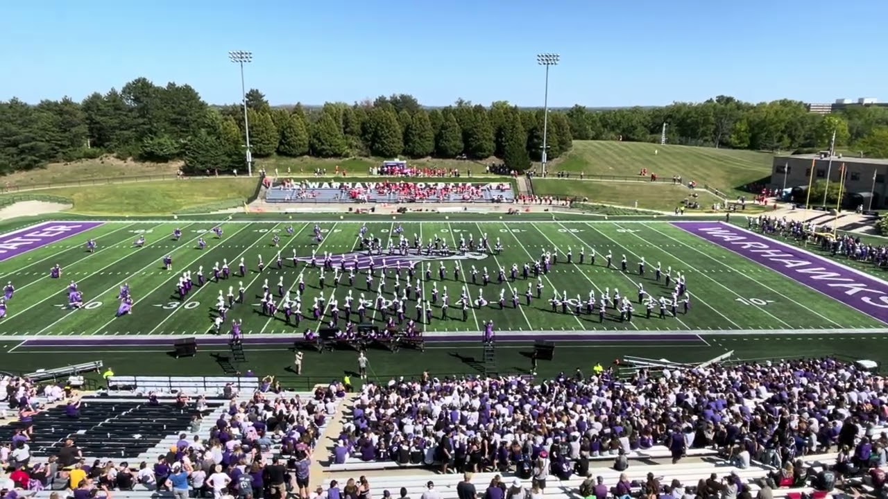 UW-Whitewater Warhawk Marching Band - Alive @ University of Wisconsin-Whitewater 9/8