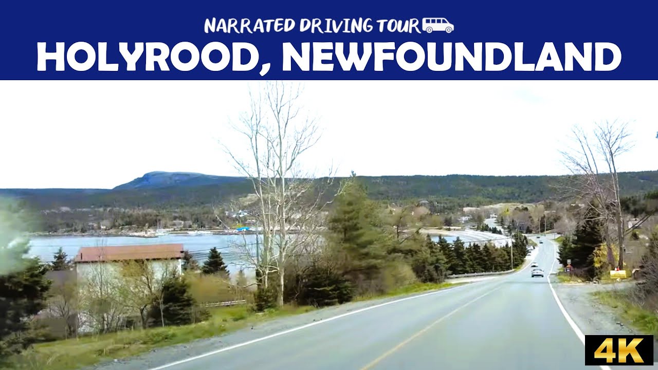 🚘 Holyrood, Newfoundland  🌊🍁4K Drive