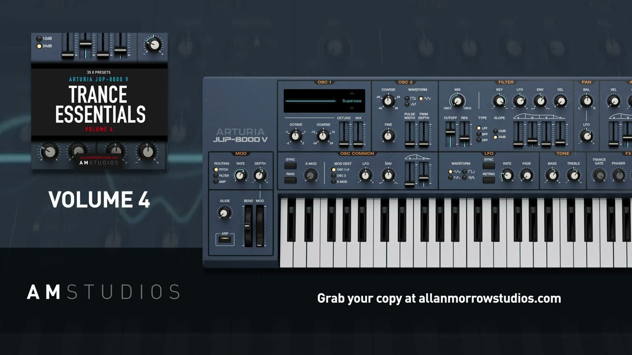 Arturia JUP 8000 V - Trance Essentials Vol 4 Soundbank/Presets