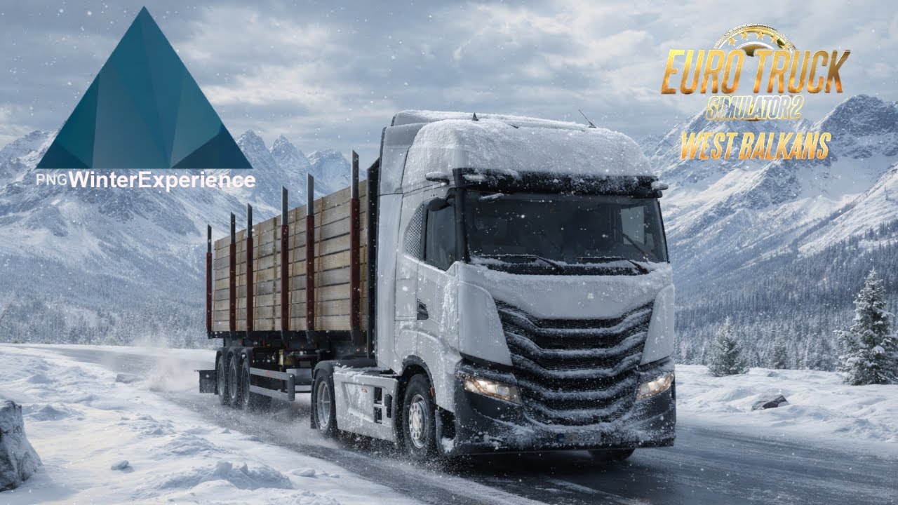 ETS2 1.57 | Project Next-Gen Winter Experience ❄️ Realistic Snow Driving | West Balkans Map