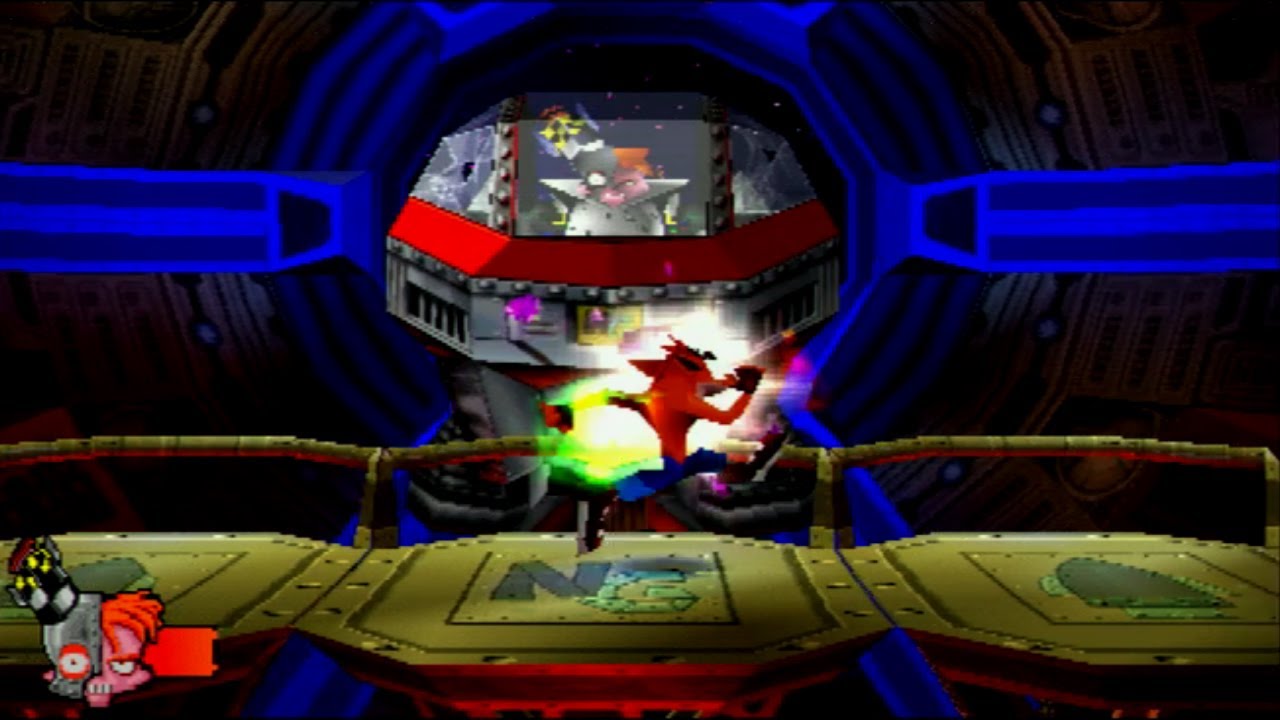 Crash Bandicoot 2: Cortex Strikes Back PS1 All Bosses (No Damage)