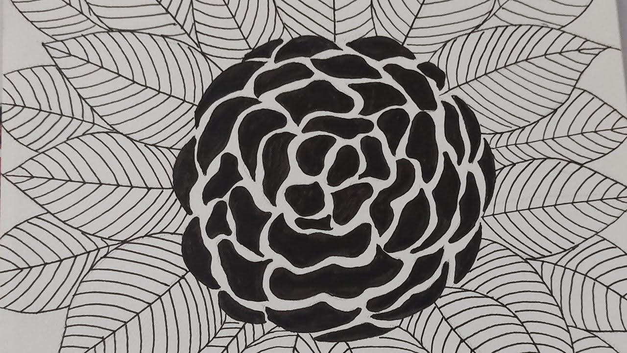 Flower easy art by Aisha arts calligraphy | 