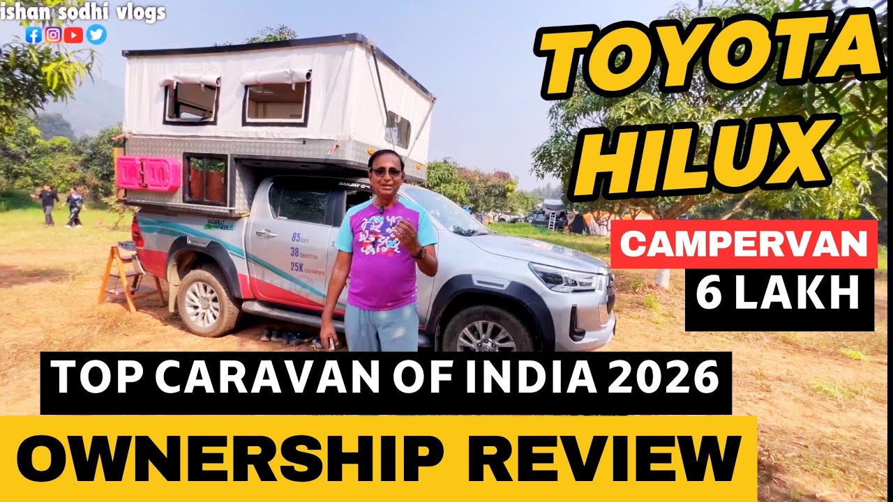 4X4 HILUX - BEST CARAVAN IN INDIA 🚘 | Top Caravan choices in 2026 - Prices, Details COMPLETE REVIEW