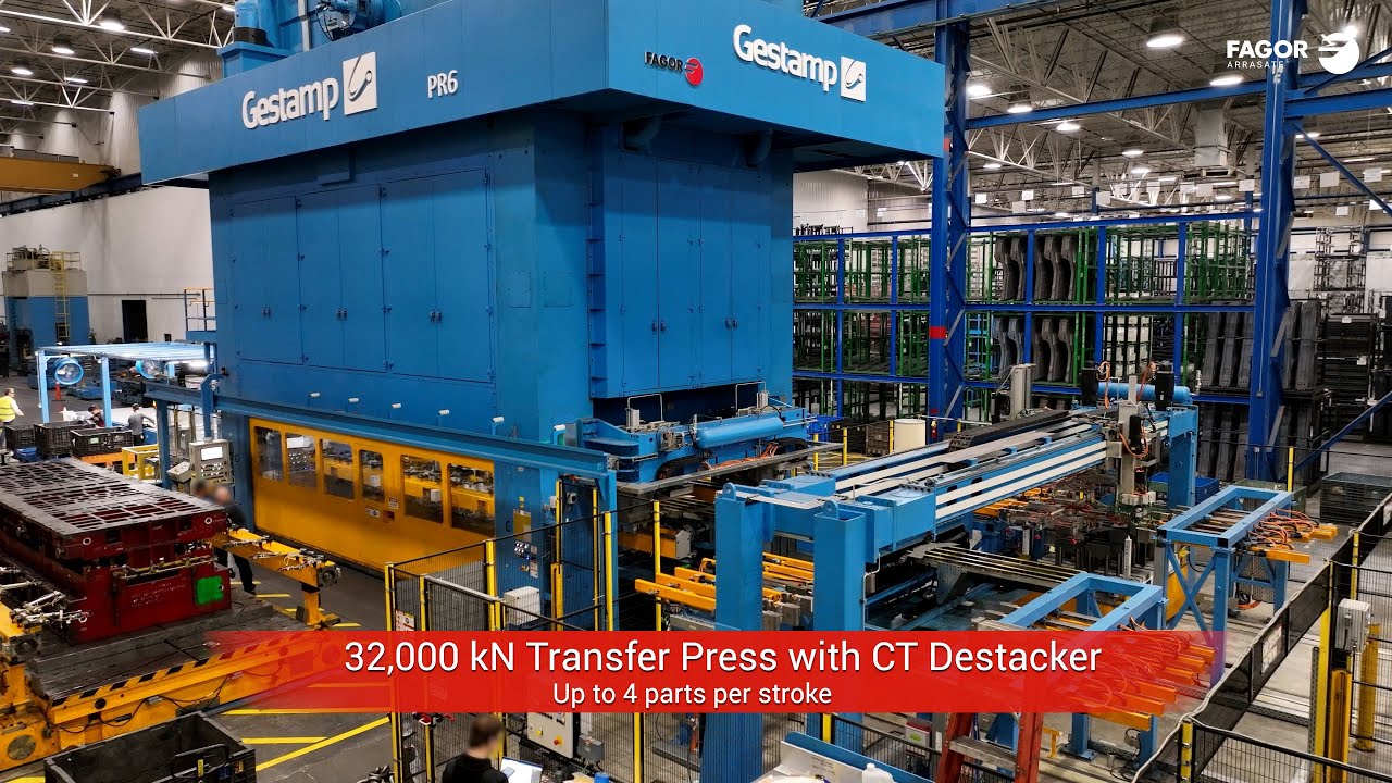 32000 transfer press with CT destacker