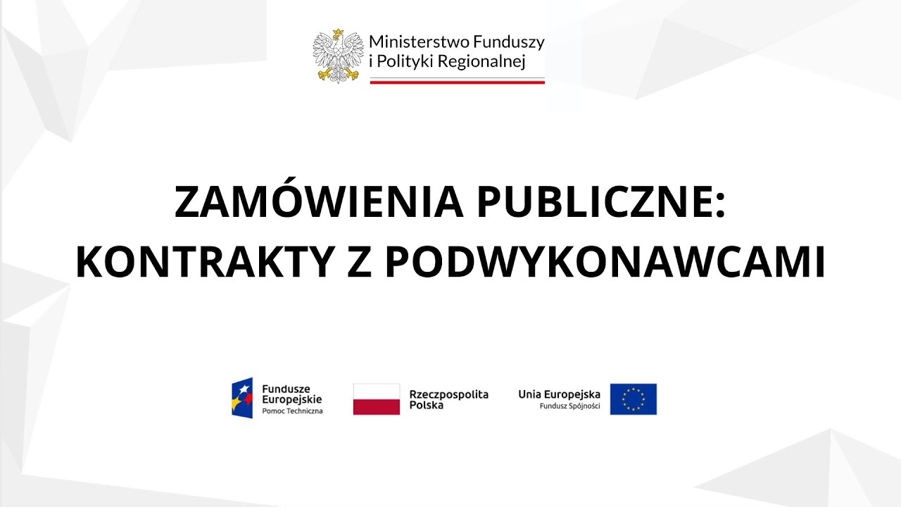 17. Zam&oacute;wienia publiczne: kontrakty z podwykonawcami (Beneficjent)