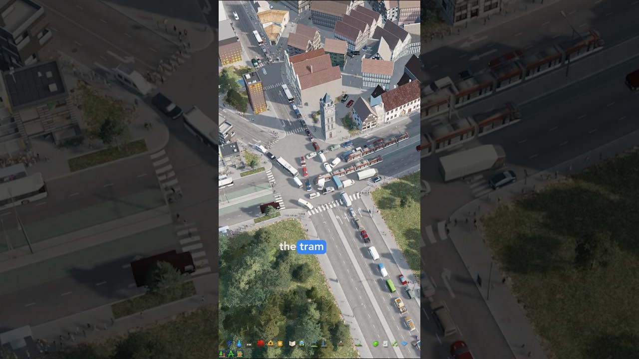 Traffic problems need to be solved #citybuilder #citiesskylines #gaming