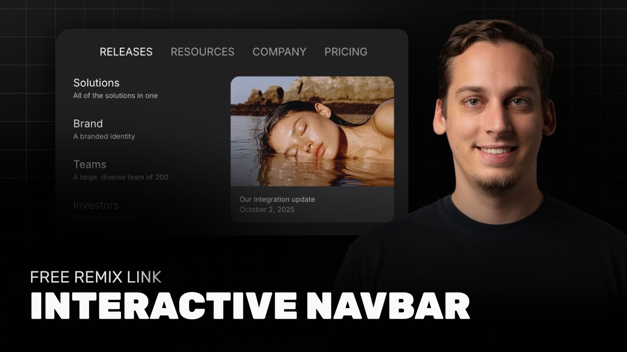 Building Interactive Navbar in Framer (Full Tutorial)