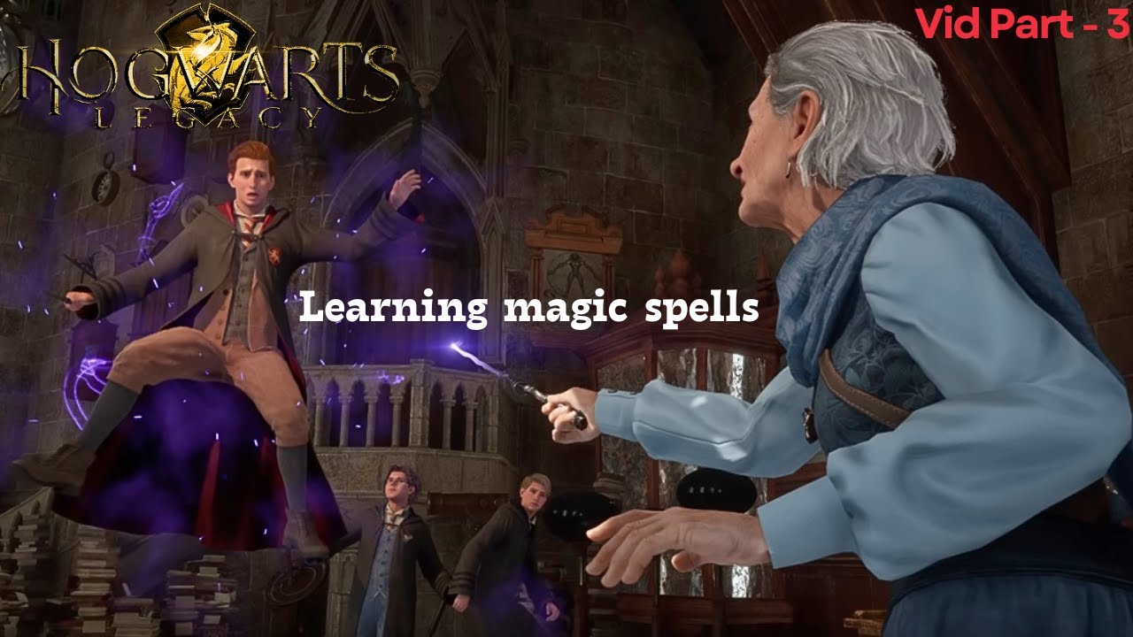 Hogwarts Legacy Cinematic Gameplay Walkthrough | Learning Magic Part 3 | 4k 60fps | PC