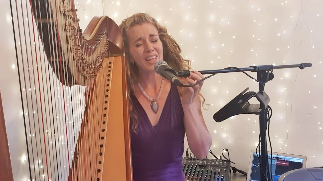 Teardrop Massive Attack Cover on harp