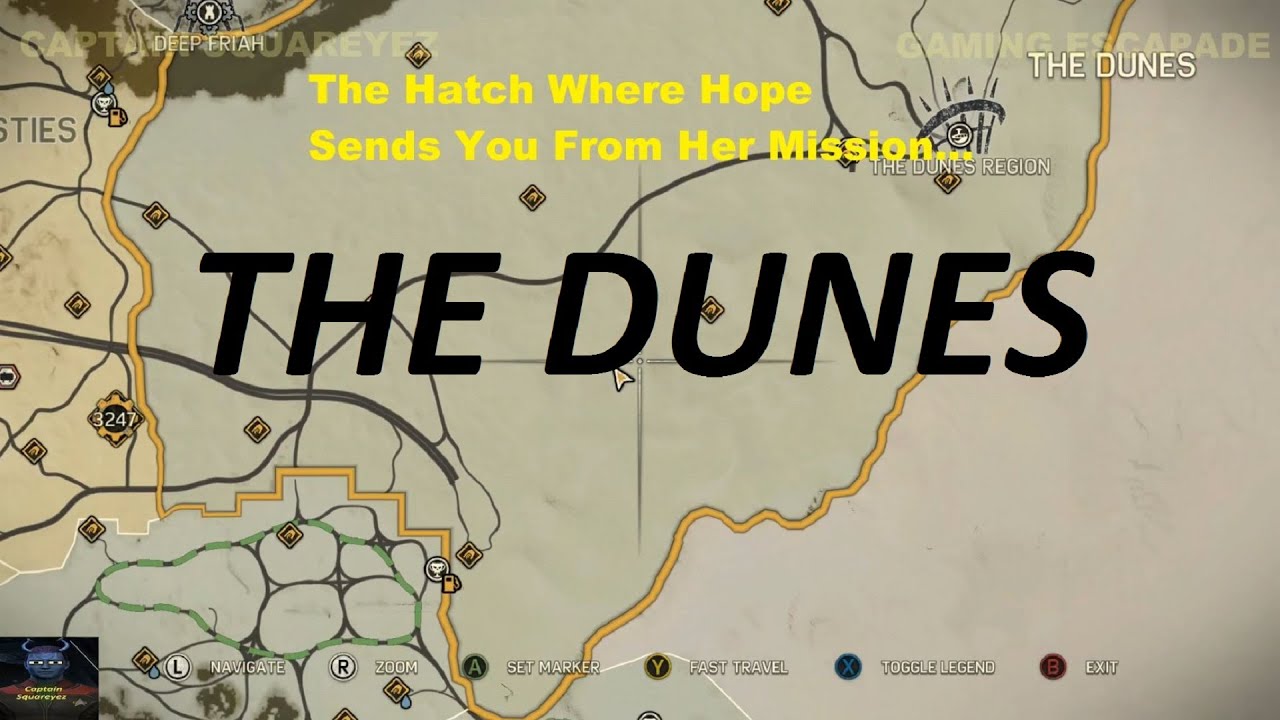 Mad Max - Loot Location - The Dunes - Walk Through Guide