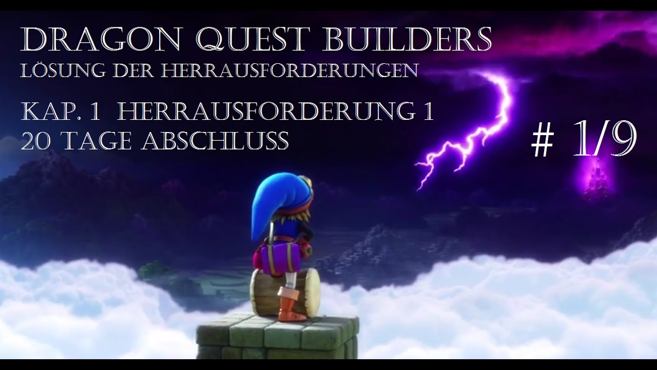 Dragon Quest Builders Lösung: Kapitel 1 /20 Tage Herrausforderung/  #1