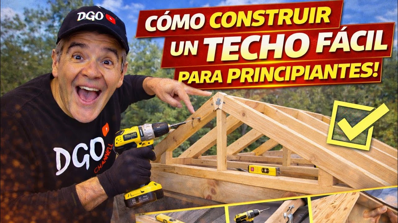 como hacer un techo super facil