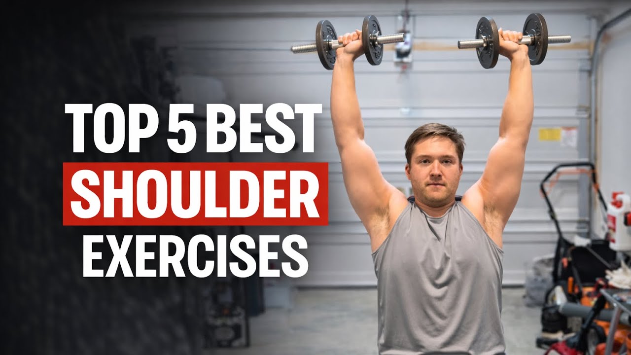 Top 5 best shoulder exercises (Dumbbell/Home Gym)