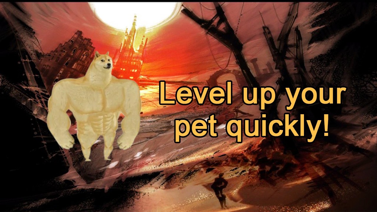 Guild Wars - two areas to quickly level up your Animal companion 🐾