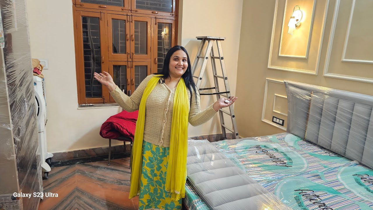 🌺देखो दहेज में क्या-क्या आया बहुरानी के👰 इतना शरमाना भी ठीक नहीं☺️ पहुँच गई Parlour 😁 #trendingvlog 