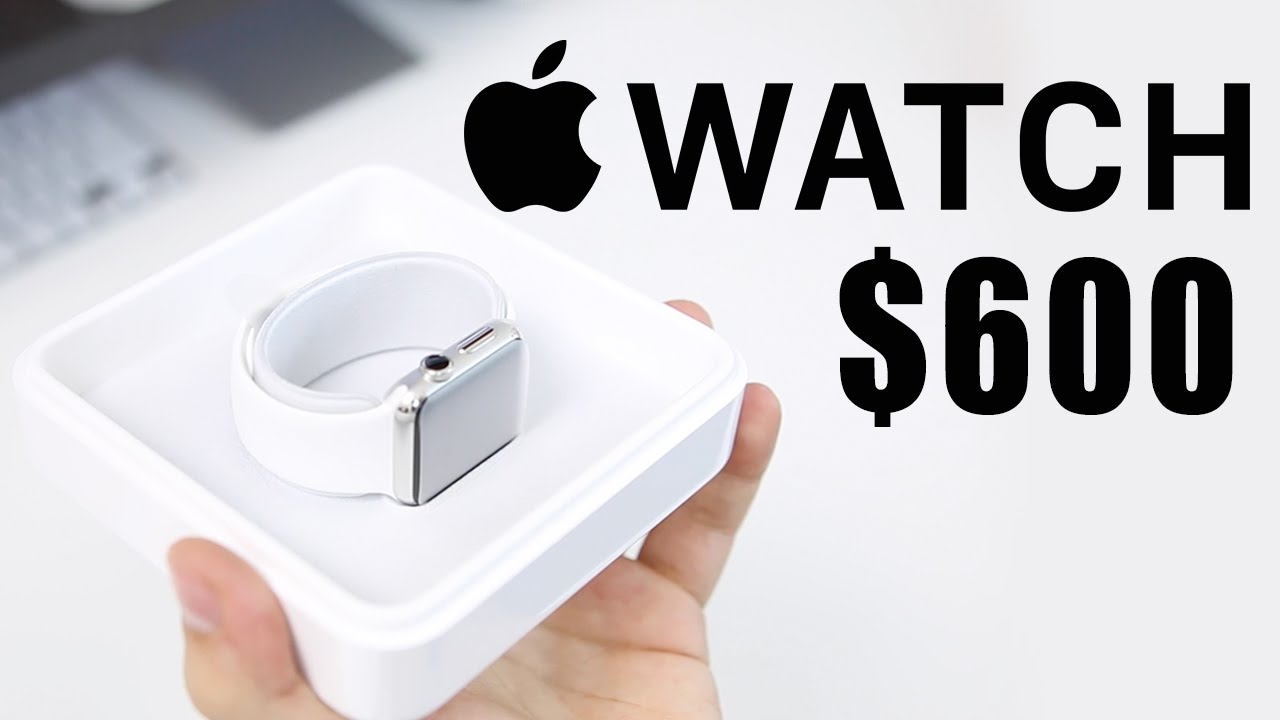 Распаковка Apple Watch 1-го поколения [нержавеющая сталь]