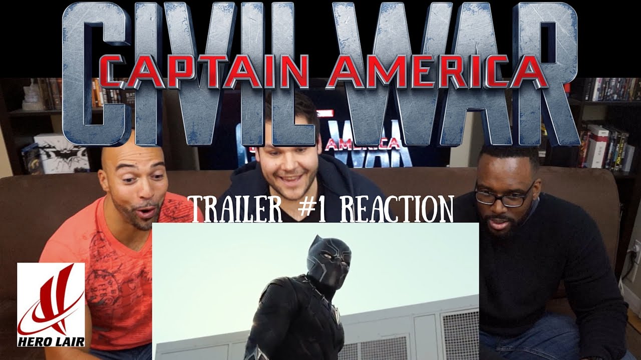 CAPTAIN AMERICA CIVIL WAR Official Trailer #1 REACTION