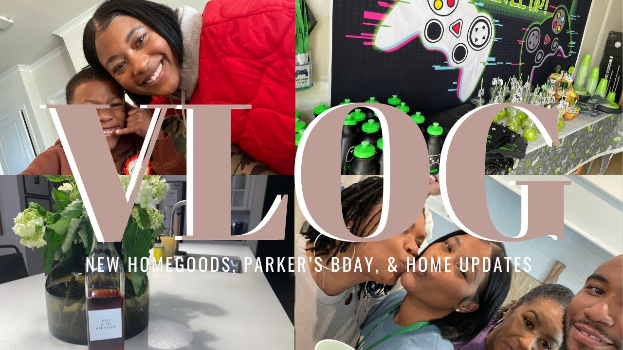 HOUSE TO HOME UPDATES: HOMEGOODS GRAND OPENING, PARKER'S BDAY & HOME UPDATES | Diam Jackson