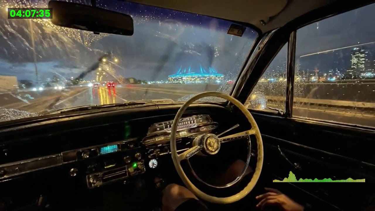 Nighttime Urban City Ambience with Gentle Sounds for Rest
