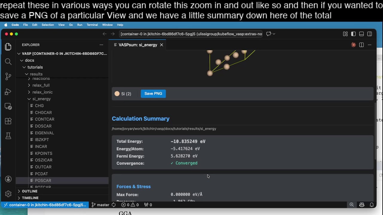An updated VASP python library and VS Code extension